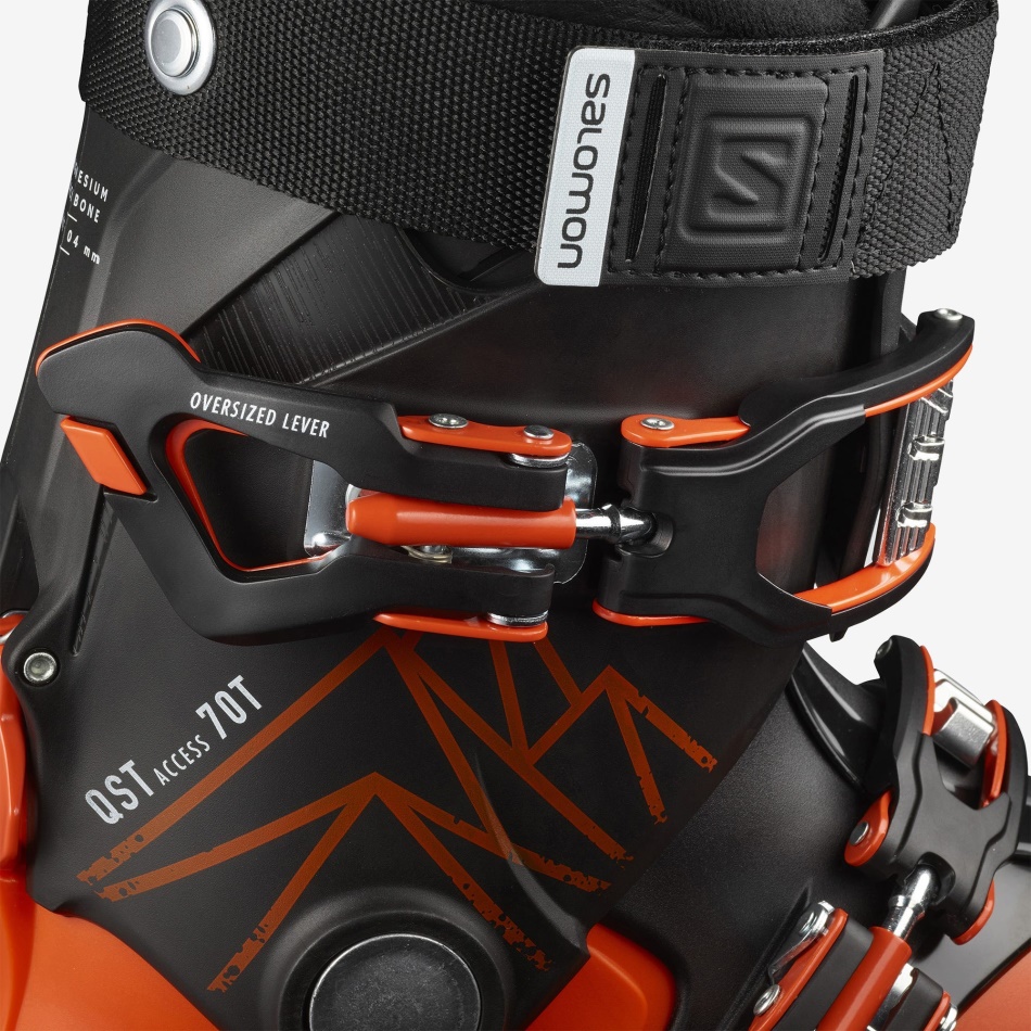 Junior-Kids' All-Mountain Boots Qst Access 70 T Orange-Black - Image 5
