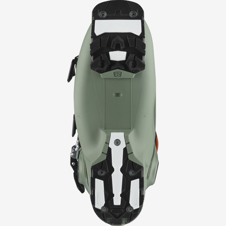 Junior-Kids' All-Mountain Boots Shift Pro 80T At Oil Green-Black-Orange - Image 4