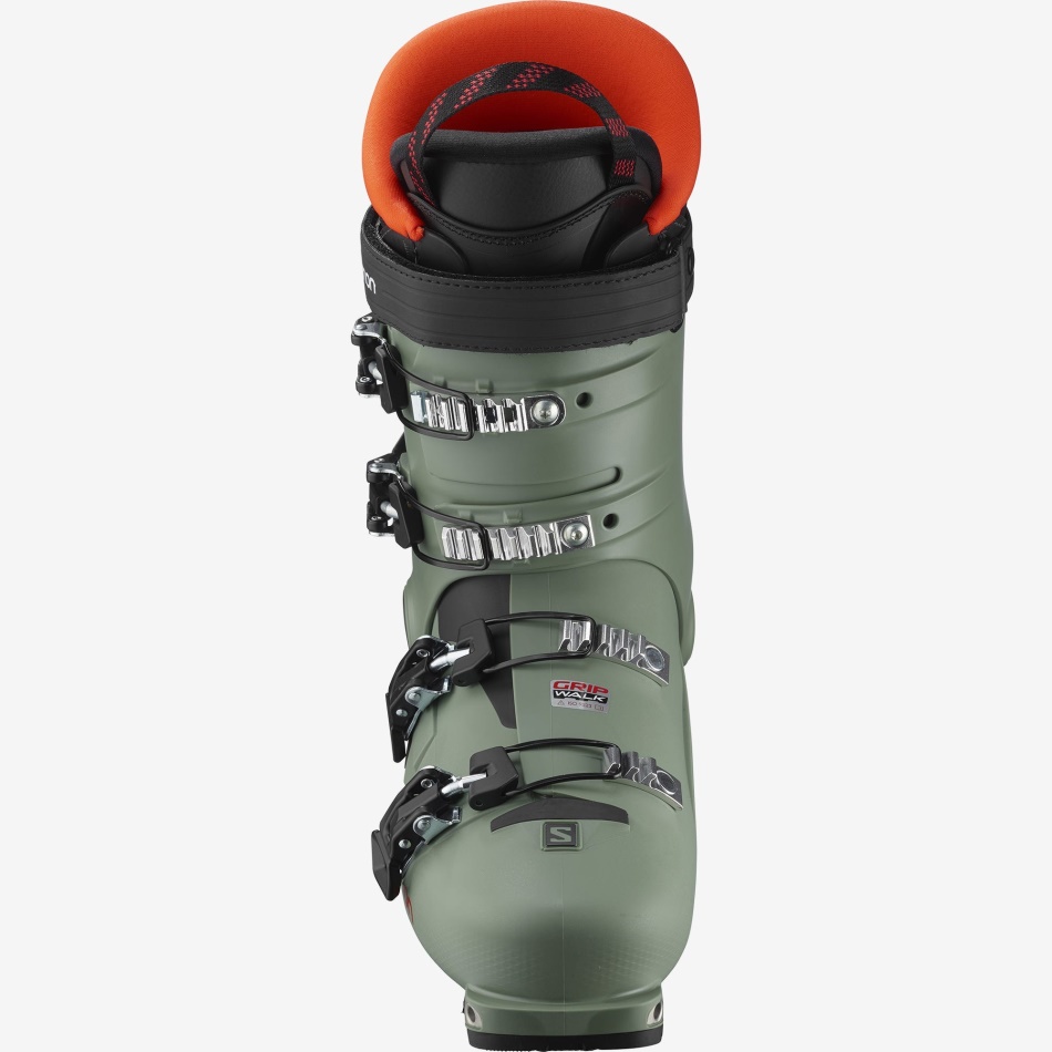 Junior-Kids' All-Mountain Boots Shift Pro 80T At Oil Green-Black-Orange - Image 6