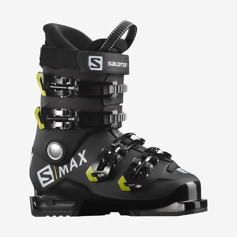 junior_kids_on_piste_boots_s_max_60_rt_acid_green.jpg Junior-Kids' On-Piste Boots S/Max 60 Rt Acid Green - Image 1
