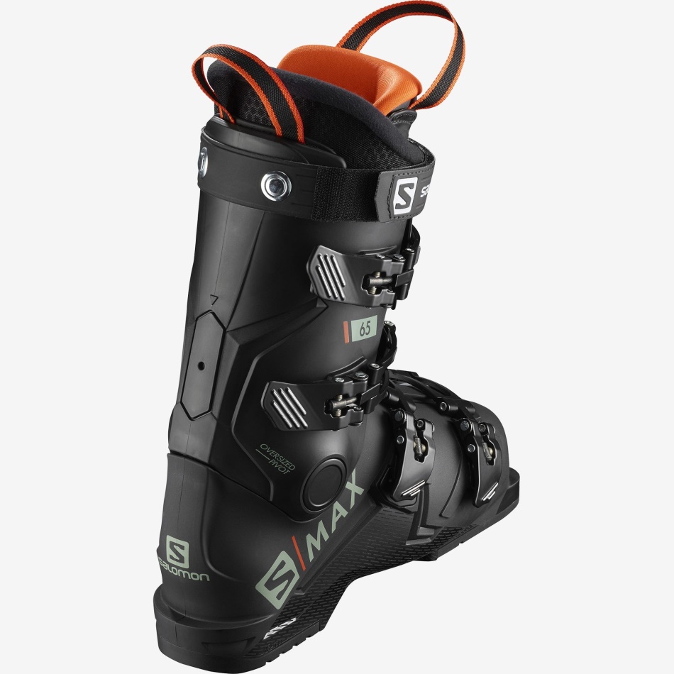 Junior-Kids' On-Piste Boots S/Max 65 Black-Red - Image 2