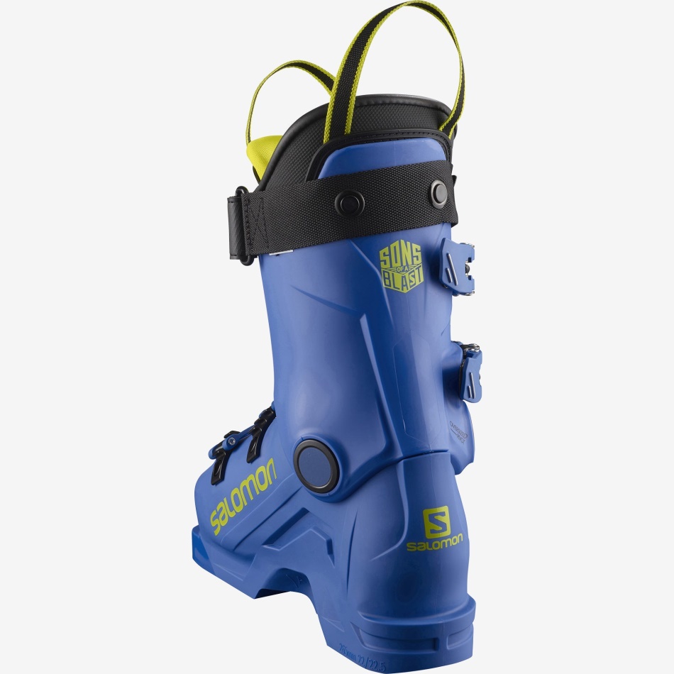 Junior-Kids' Racing Boots S/Race 70 Race Blue-Acid Green-Black - Image 5