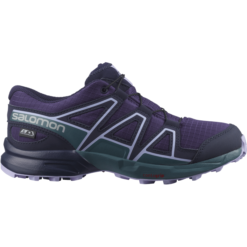junior_kids_shoes_speedcross_climasalomon_waterproof_grape.png Junior-Kids' Shoes Speedcross Climasalomon™ Waterproof Grape - Image 1