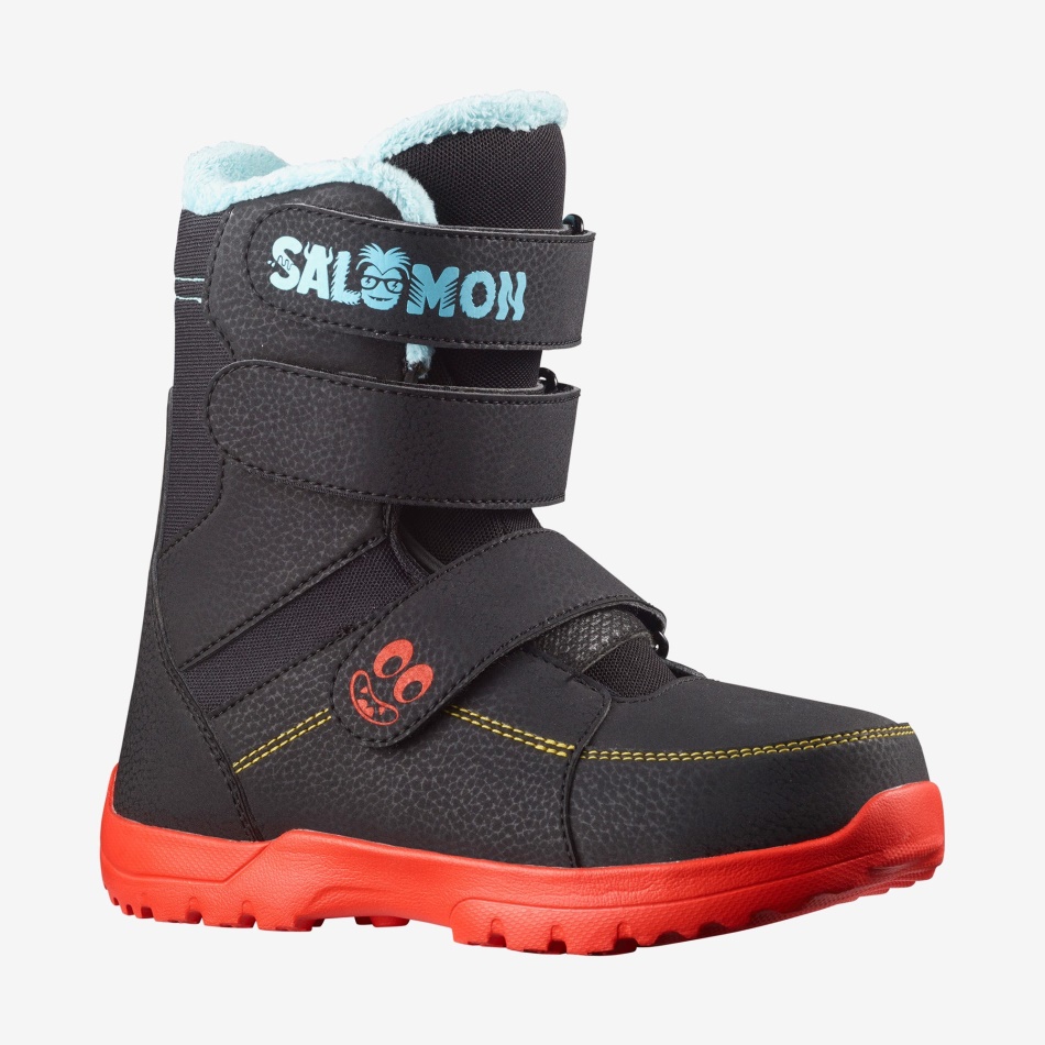 junior_kids_snowboard_boots_whipstar_black.jpg Junior-Kids' Snowboard Boots Whipstar Black - Image 1