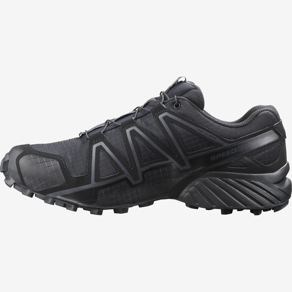 Men's Forces Shoes Speedcross 4 Wide Forces Black-Wolf - Image 5