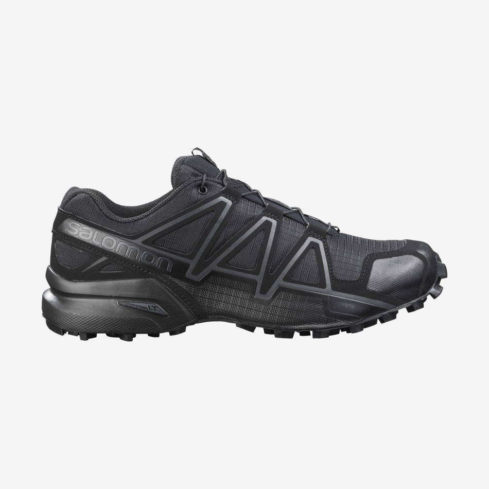 Men's Forces Shoes Speedcross 4 Wide Forces Black-Wolf - Image 1