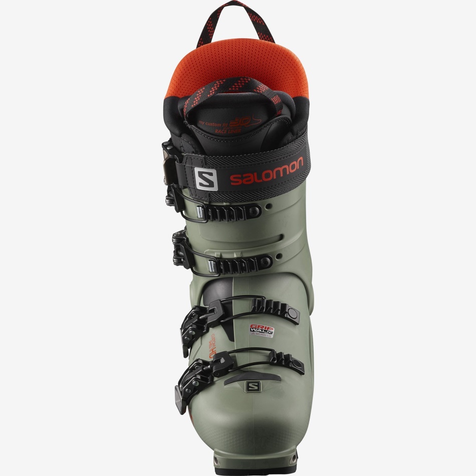 Men's Freeride Boots Shift Pro 130 At Oil Green-Black-Orange - Image 6
