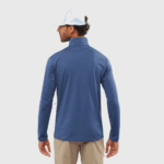 Men's Full Zip Midlayer Jacket Essential Lightwarm Dark Denim - Image 2