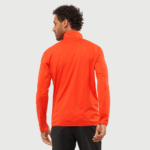Men's Full Zip Midlayer Jacket Essential Lightwarm Fiery Red - Image 2