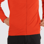 Men's Full Zip Midlayer Jacket Essential Lightwarm Fiery Red - Image 3