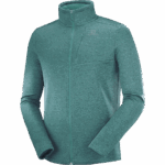 Men's Full Zip Midlayer Jacket Essential Lightwarm Heather Pacific-Heather - Image 5