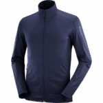 Men's Full Zip Midlayer Jacket Essential Lightwarm Night Sky - Image 3