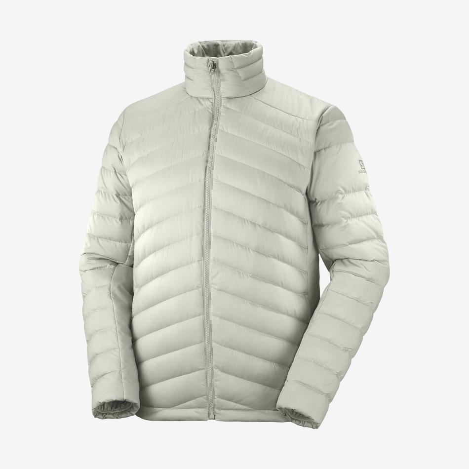 mens_full_zip_midlayer_jacket_essential_xwarm_down_wrought_iron.jpg Men's Full Zip Midlayer Jacket Essential Xwarm Down Wrought Iron - Image 1