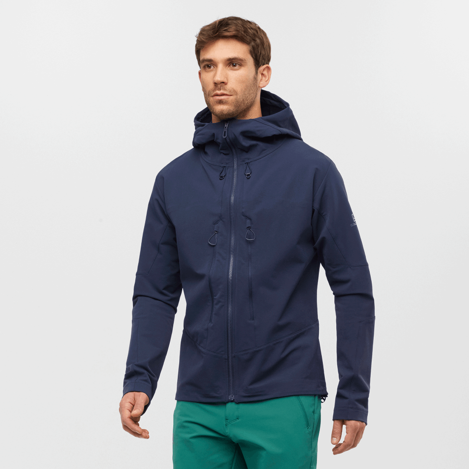 mens_full_zip_midlayer_jacket_outpeak_softshell_night_sky.png Men's Full Zip Midlayer Jacket Outpeak Softshell Night Sky - Image 1