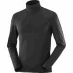 Men's Half Zip Midlayer Essential Lightwarm Deep Black - Image 5