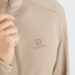Men's Half Zip Midlayer Essential Lightwarm Roasted Cashew - Image 3