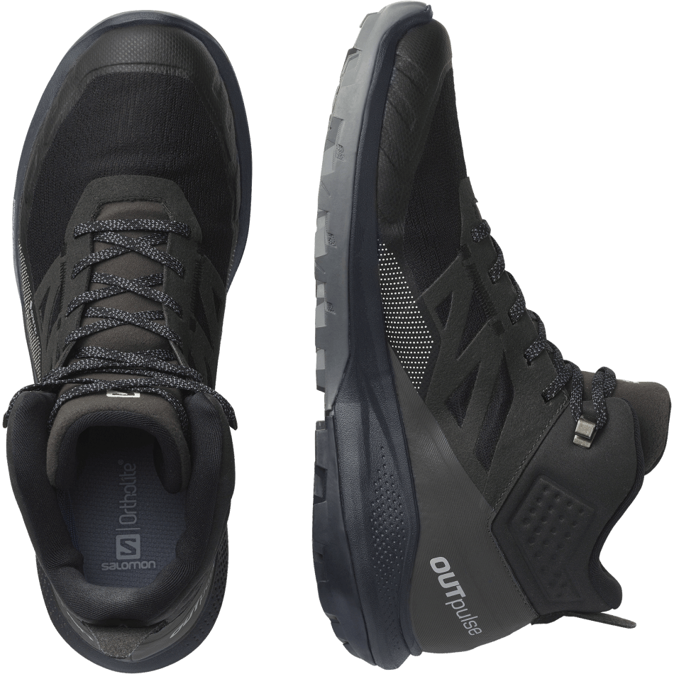 Men's Hiking Boots Outpulse Mid Gore-Tex Black-Ebony-Vanilla Ice - Image 6