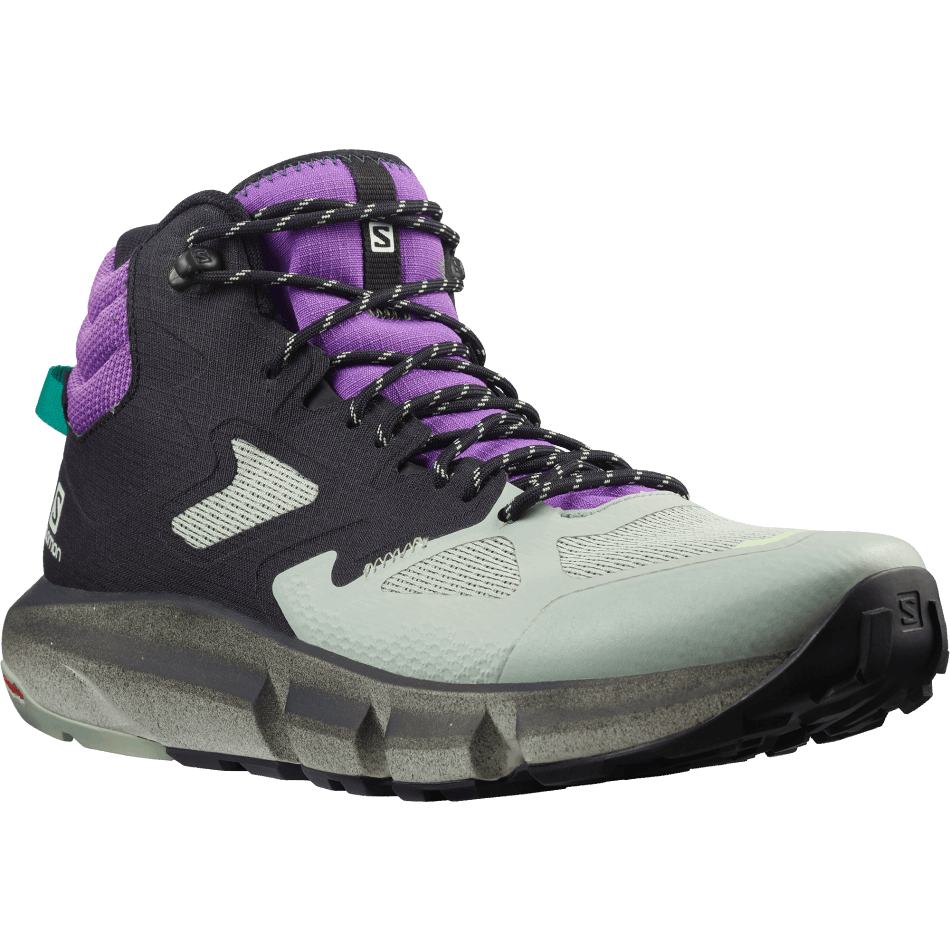 Men's Hiking Boots Predict Hike Mid Gore-Tex Black-Gray-Royal Lilac - Image 2