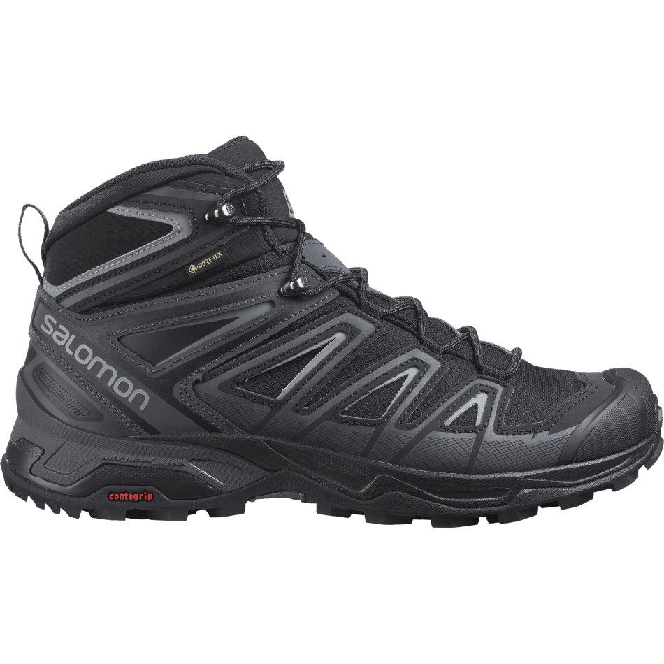 Men's Hiking Boots X Ultra 3 Wide Mid Gore-Tex Black-India Ink - Image 1