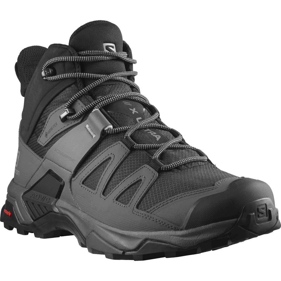 Men's Hiking Boots X Ultra 4 Mid Wide Gore-Tex Black-Magnet-Pearl Blue - Image 2