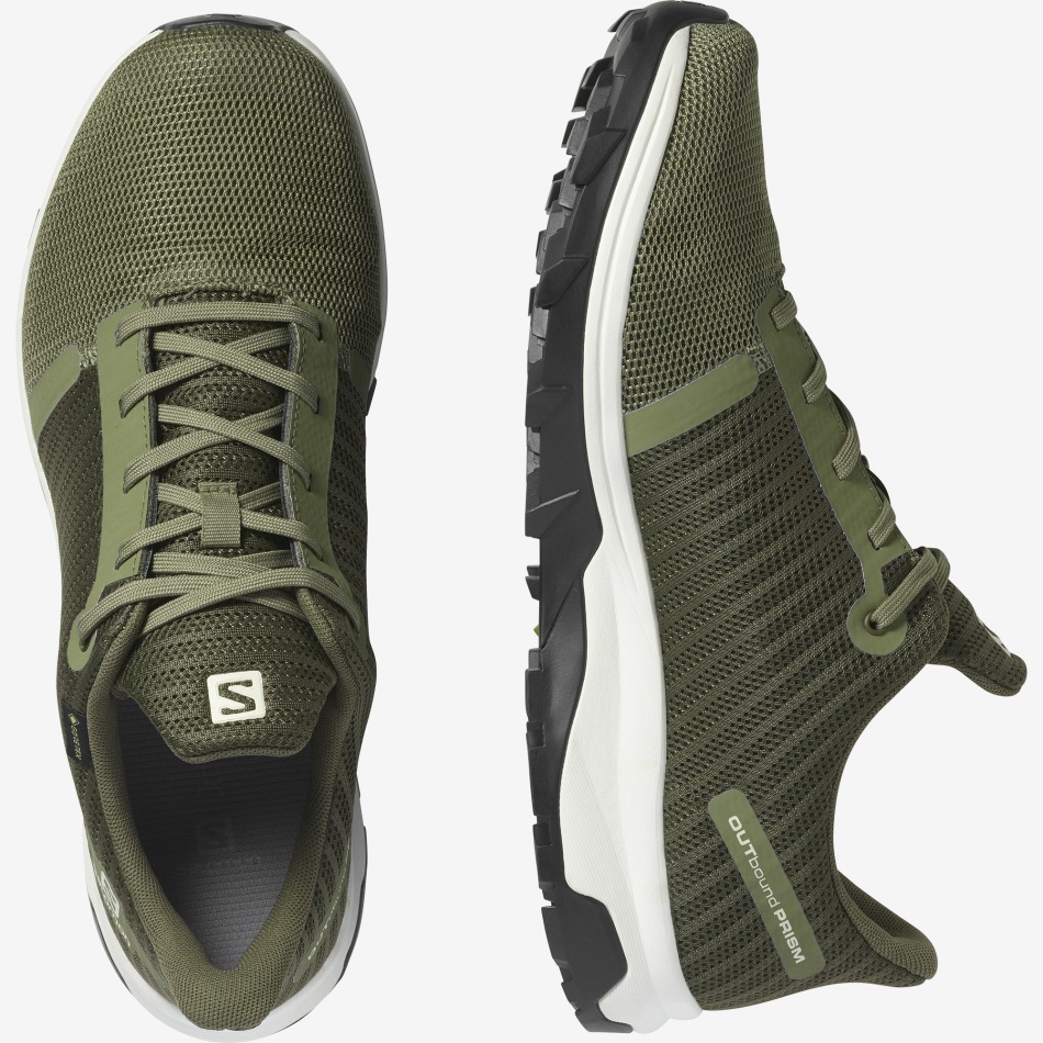 Men's Hiking Shoes Outbound Prism Gore-Tex Green-Olive Night-Ice - Image 6