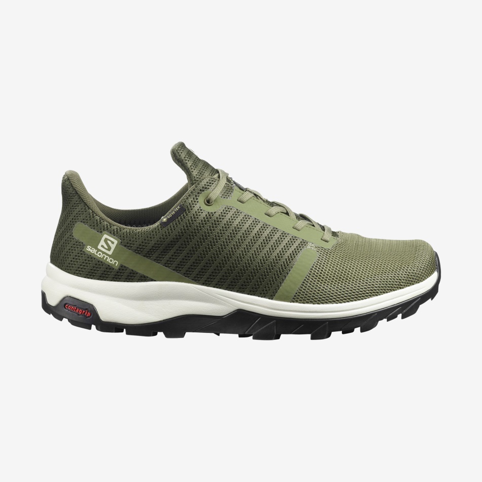Men's Hiking Shoes Outbound Prism Gore-Tex Green-Olive Night-Ice - Image 1