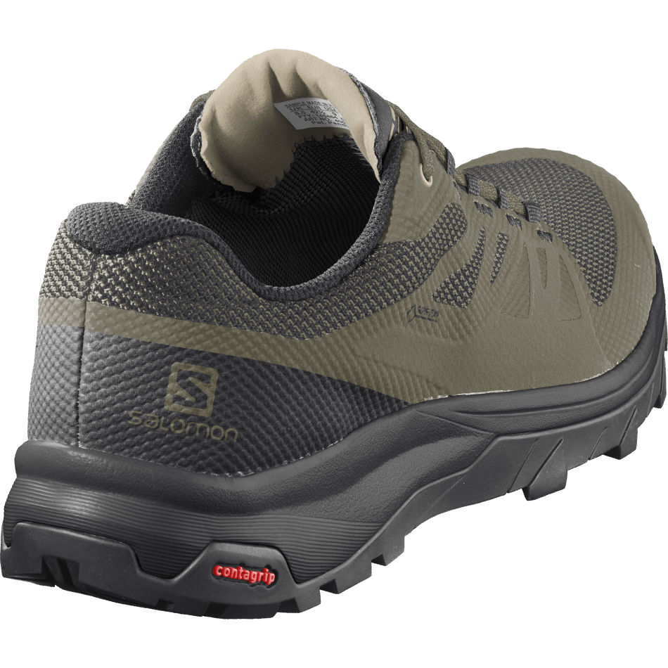 Men's Hiking Shoes Outline Gore-Tex Burnt Olive-Black-Safari - Image 5