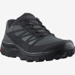 Men's Hiking Shoes Outline Wide Gore-Tex Black-Phantom-Magnet - Image 2