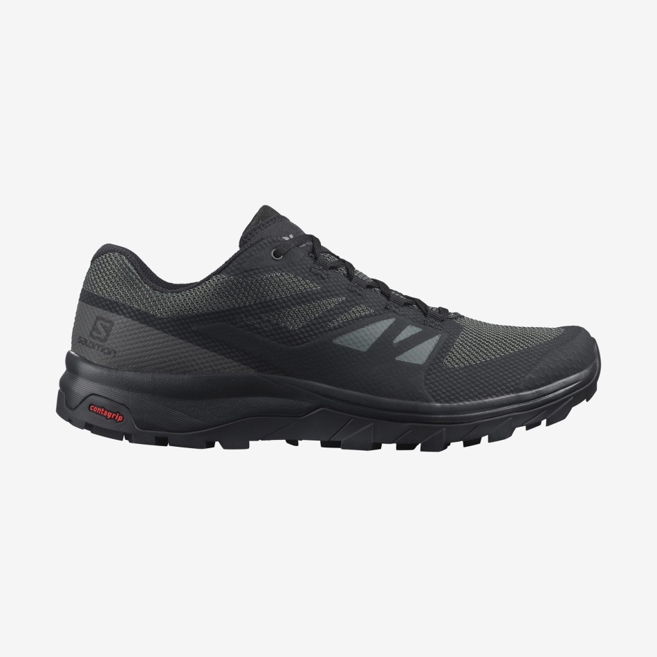 Men's Hiking Shoes Outline Wide Gore-Tex Black-Phantom-Magnet - Image 1