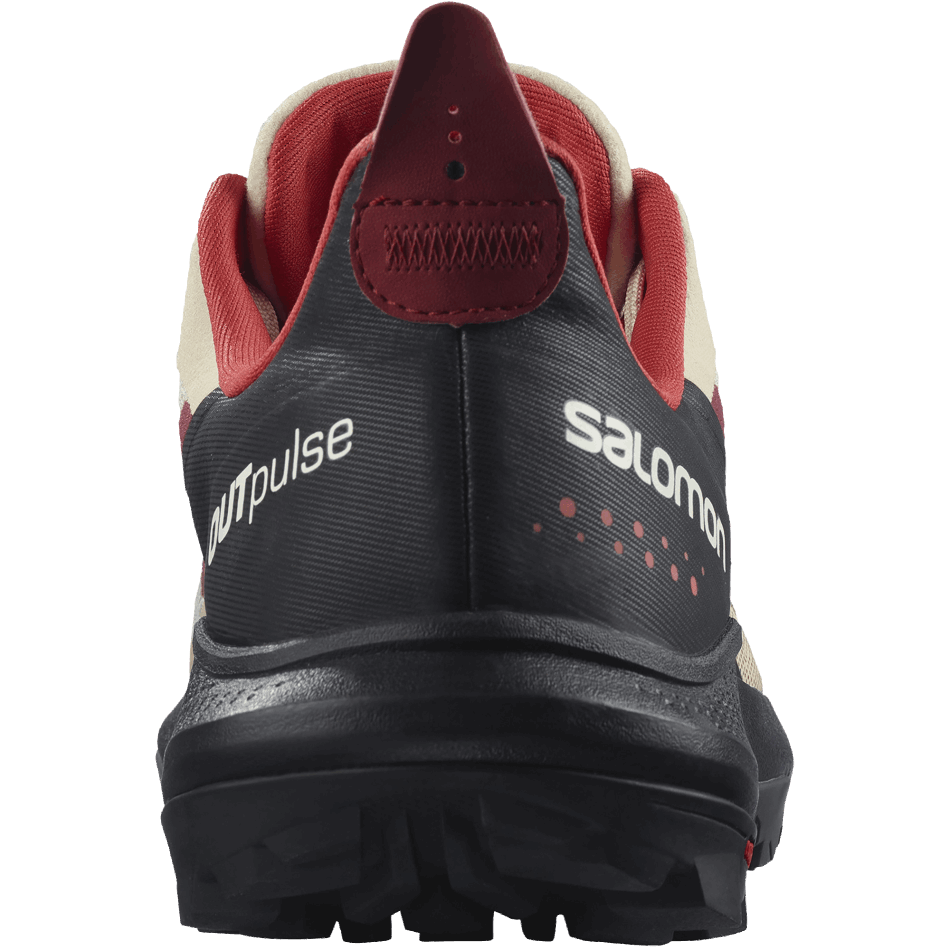 Men's Hiking Shoes Outpulse Gore-Tex Bleached Sand-Black-Poppy Red - Image 3