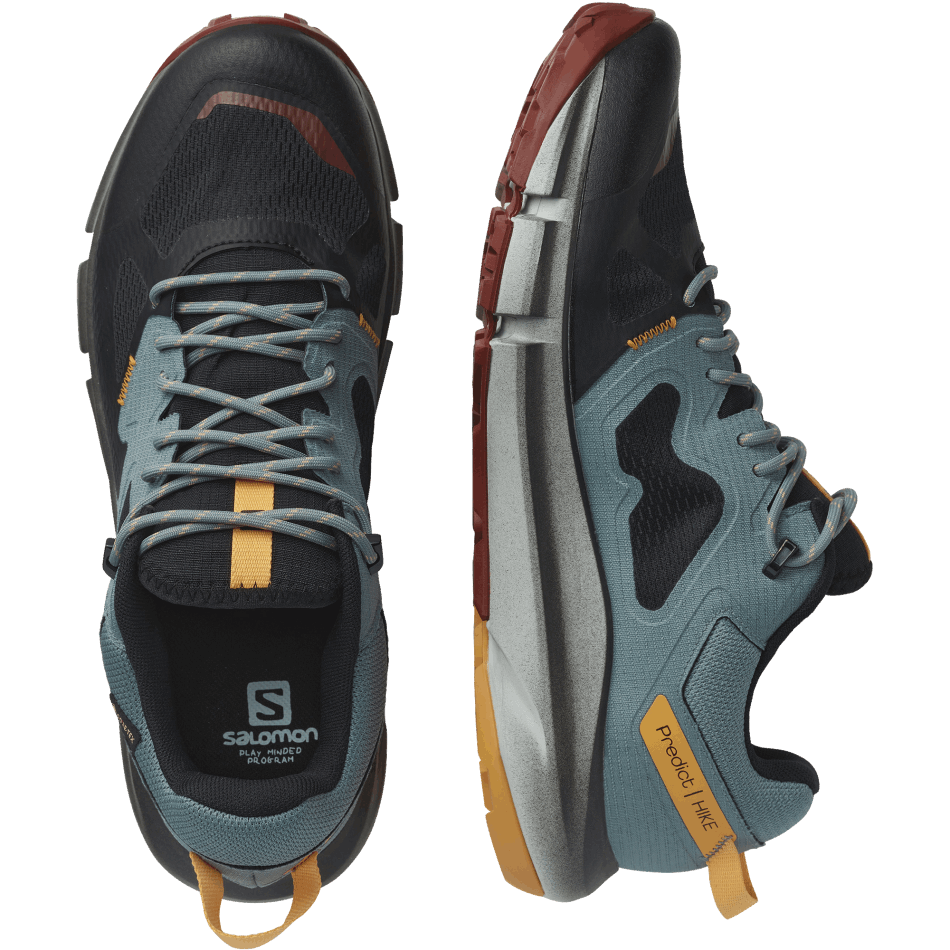 Men's Hiking Shoes Predict Hike Gore-Tex Black-Trooper-Blazing Orange - Image 6