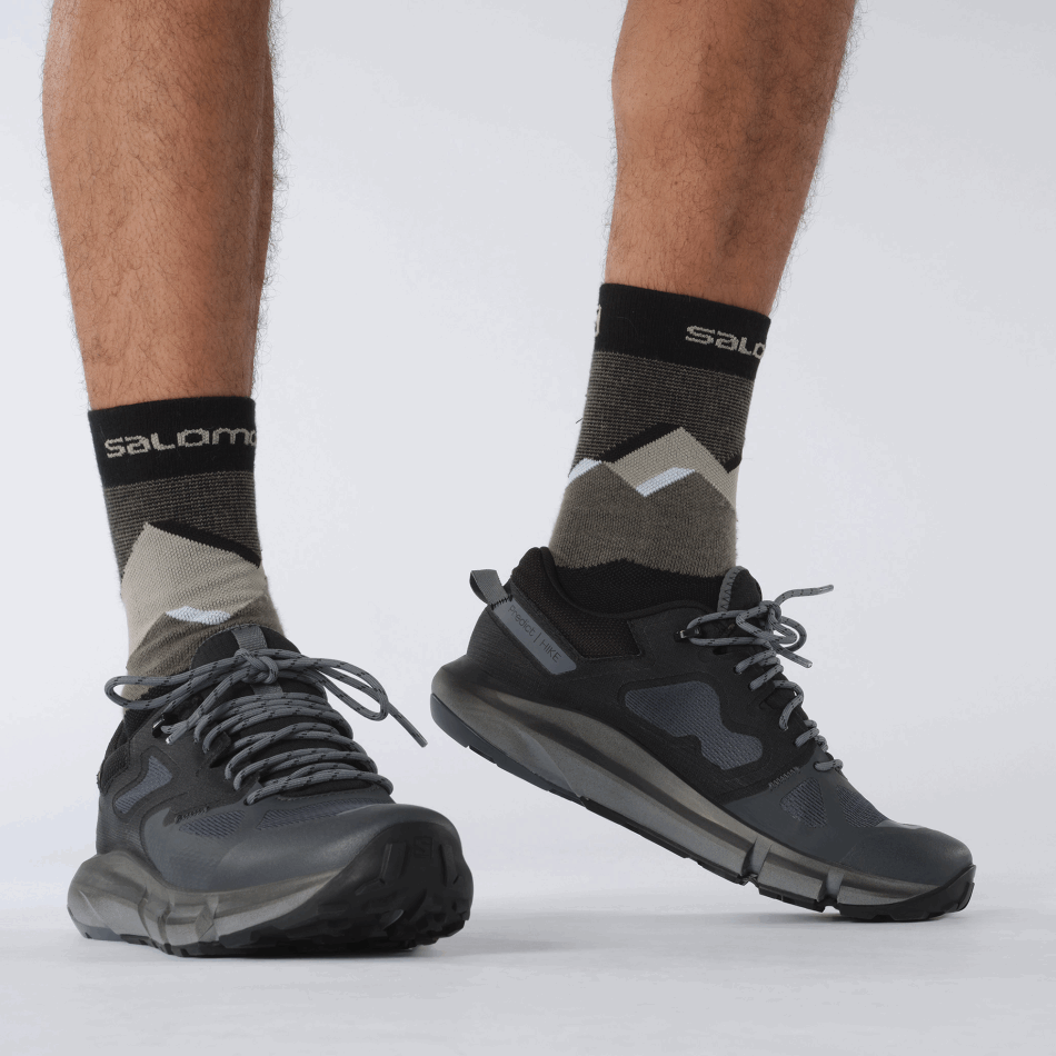 Men's Hiking Shoes Predict Hike Gore-Tex Ebony-Black-Stormy Weather - Image 7