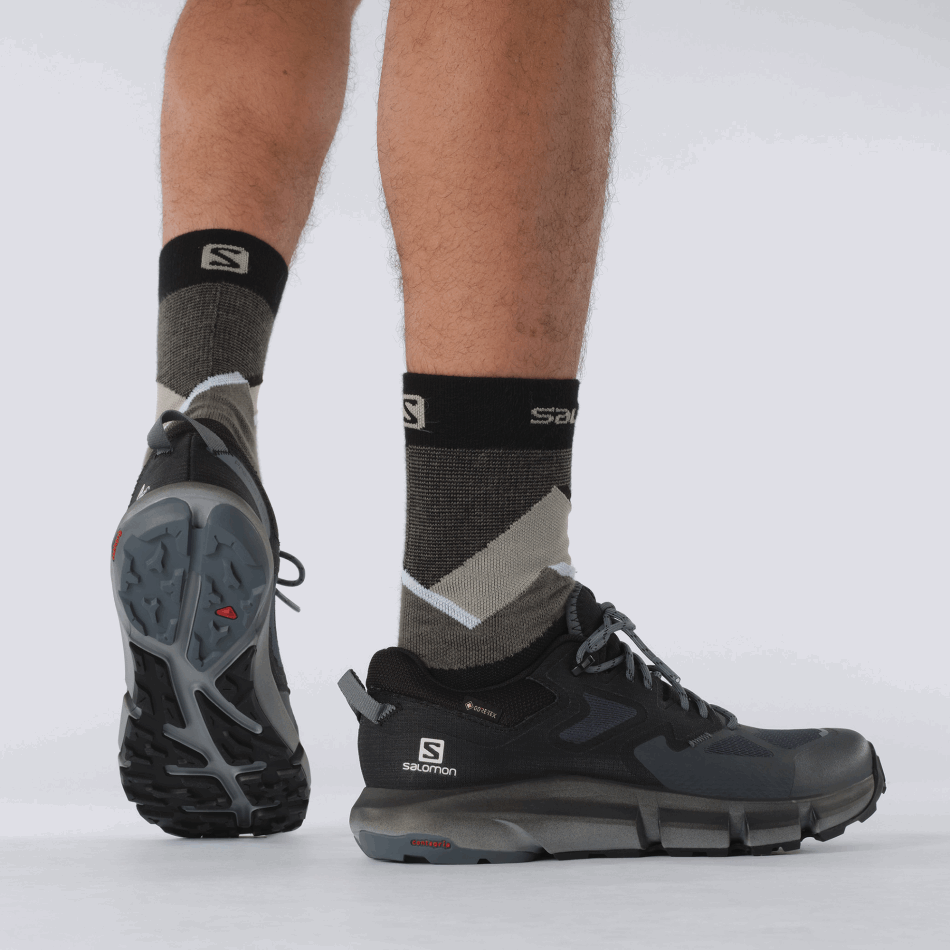 Men's Hiking Shoes Predict Hike Gore-Tex Ebony-Black-Stormy Weather - Image 8