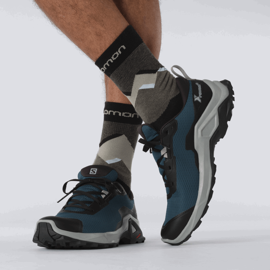 Men's Hiking Shoes X Reveal 2 Gore-Tex Legion Blue-Black-Quarry - Image 7
