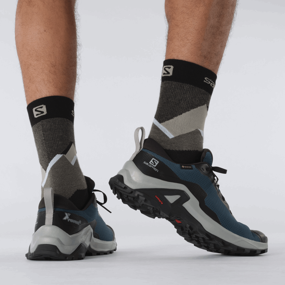 Men's Hiking Shoes X Reveal 2 Gore-Tex Legion Blue-Black-Quarry - Image 8