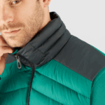Men's Hooded Down Jacket Essential Xwarm Down Pacific-Black - Image 6