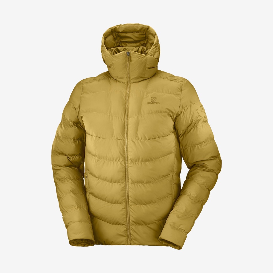 mens_insulated_hooded_jacket_essential_xwarm_insulated_cumin.jpg Men's Insulated Hooded Jacket Essential Xwarm Insulated Cumin - Image 1