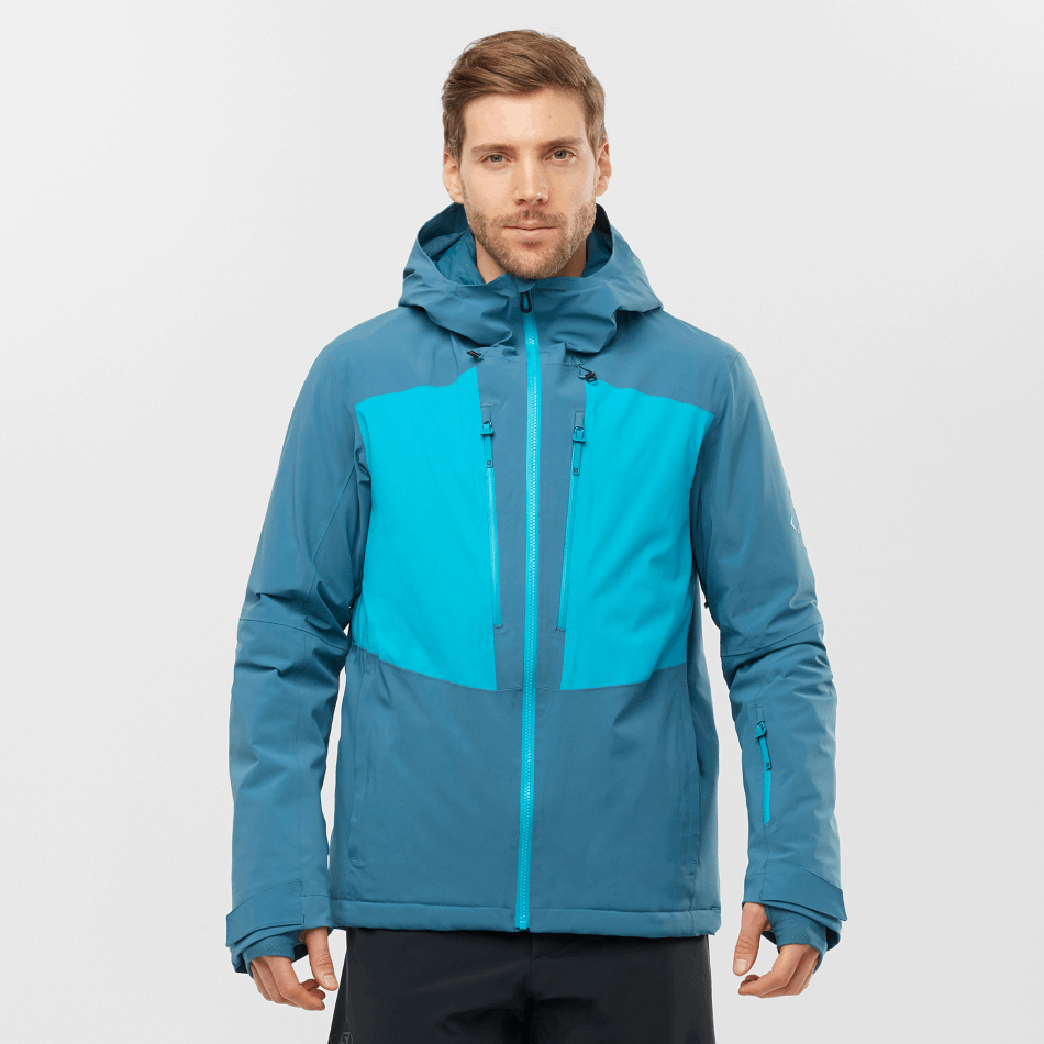 mens_insulated_hooded_jacket_highland_mallard_blue.png Men's Insulated Hooded Jacket Highland Mallard Blue - Image 1