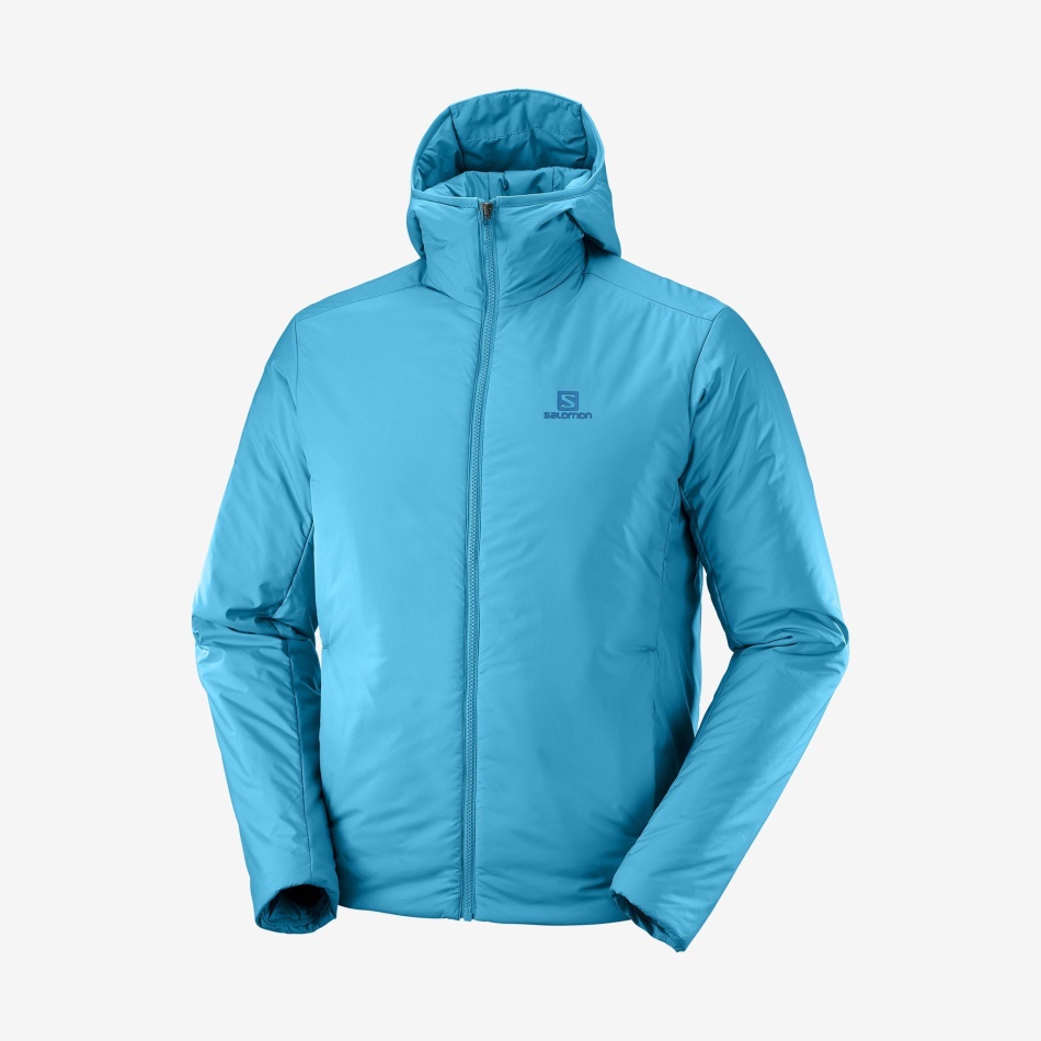 mens_insulated_hooded_jacket_outrack_insulated_barrier_reef.jpg Men's Insulated Hooded Jacket Outrack Insulated Barrier Reef - Image 1