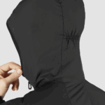 Men's Insulated Hooded Jacket Outrack Insulated Black - Image 3