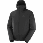 Men's Insulated Hooded Jacket Outrack Insulated Black - Image 6