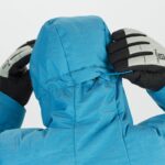 Men's Insulated Hooded Jacket Snowshelter Barrier Reef-Blue-Heather - Image 4