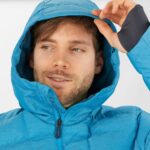 Men's Insulated Hooded Jacket Snowshelter Barrier Reef-Blue-Heather - Image 5