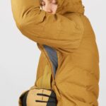 Men's Insulated Hooded Jacket Snowshelter Bronze Brown-Cumin-Heather - Image 5