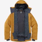 Men's Insulated Hooded Jacket Snowshelter Bronze Brown-Cumin-Heather - Image 8