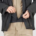Men's Insulated Hooded Jacket Stance Cargo Black-Heather - Image 4