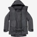 Men's Insulated Hooded Jacket Stance Cargo Black-Heather - Image 7