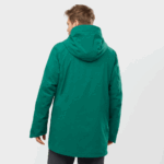 Men's Insulated Hooded Jacket Stance Cargo Pacific-Heather - Image 2