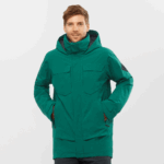 Men's Insulated Hooded Jacket Stance Cargo Pacific-Heather