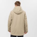 Men's Insulated Hooded Jacket Stance Cargo Roasted Cashew-Heather - Image 3